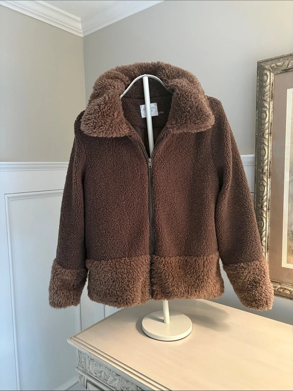 Tuckernuck Brown Sherpa Zip Jacket